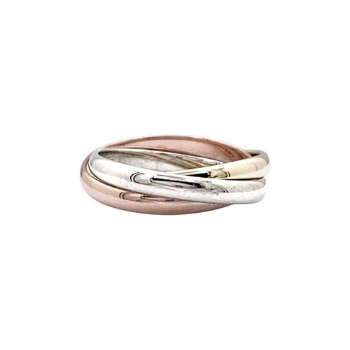 Bague 53 Bague Cartier, "Trinity" trois tons d'or. 58 Facettes 35411