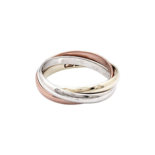 Bague 53 Bague Cartier, "Trinity" trois tons d'or. 58 Facettes 35411