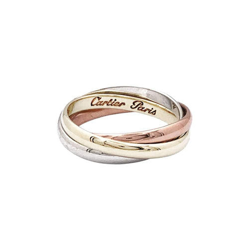 Bague 53 Bague Cartier, "Trinity" trois tons d'or. 58 Facettes 35411