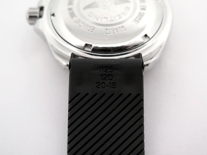 Montre vintage montre BREITLING shark 300m a58605 41 mm acier date quartz 58 Facettes 273387
