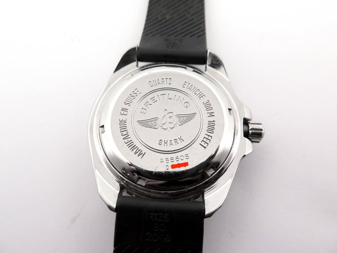 Montre vintage montre BREITLING shark 300m a58605 41 mm acier date quartz 58 Facettes 273387