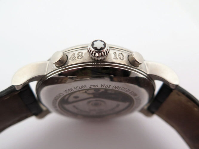 Montre montre MONTBLANC meisterstuck star gmt 7067 chronographe 42mm auto 58 Facettes 273348