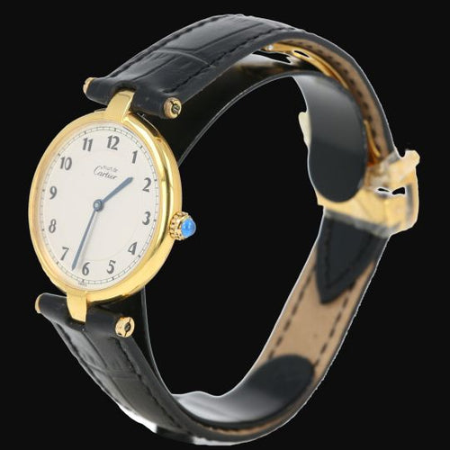 Montre Cartier Montre Must De Cartier Vermeil 58 Facettes MT44855