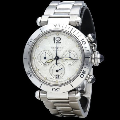 Montre Cartier Montre Pasha Chronograph 58 Facettes MT45230