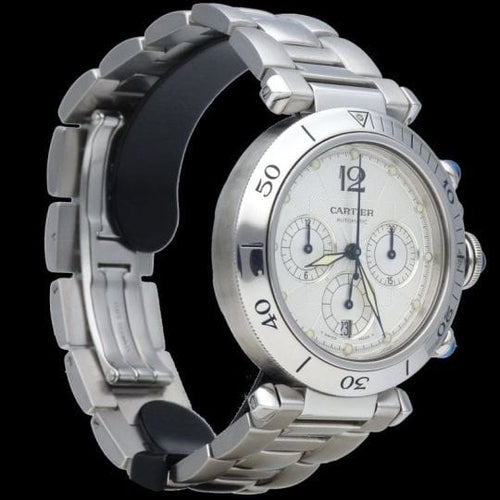 Montre Cartier Montre Pasha Chronograph 58 Facettes MT45230