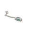 Boucles d'oreilles Années 1970 - Boucles d’oreilles en or blanc 18 ct, émeraudes et diamants 58 Facettes