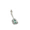 Boucles d'oreilles Années 1970 - Boucles d’oreilles en or blanc 18 ct, émeraudes et diamants 58 Facettes