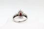 Bague 58 Bague rubis poire entouré de diamants en or blanc 585 58 Facettes 250019