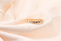 Bague 51 Bague demi-alliance en or jaune avec 7 diamants baguette 0,60 ct 58 Facettes 240240