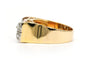 Bague 60 Bague Art déco en or jaune et blanc 18 carats sertie de diamants 58 Facettes 23502