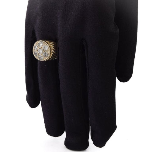 Bague 62 Bague vintage - Cluster en or 18 ct et diamants 58 Facettes AN326 (00719)