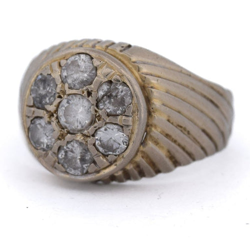 Bague 62 Bague vintage - Cluster en or 18 ct et diamants 58 Facettes AN326 (00719)