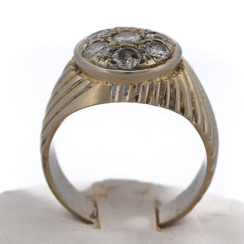 Bague 62 Bague vintage - Cluster en or 18 ct et diamants 58 Facettes AN326 (00719)