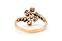Bague 57 Bague Art nouveau en or jaune et blanc 18 carats, saphirs et diamants 58 Facettes 23521
