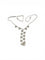 Collier Collier à motifs en or blanc 18 carats et diamants 58 Facettes Col