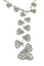 Collier Collier à motifs en or blanc 18 carats et diamants 58 Facettes Col