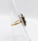 Bague 49.5 Bague marquise Art déco en or 18k et platine, diamants et émeraudes 58 Facettes A06751