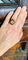 Bague 52 Bague marguerite saphir jaune en or blanc 18 carats 58 Facettes 609