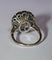 Bague 52 Bague marguerite saphir jaune en or blanc 18 carats 58 Facettes 609