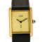 Montre Cartier Tank Must - Montre en argent plaqué or, cadran muet crème 58 Facettes A1163.