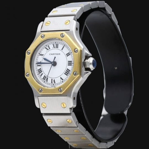 Montre Cartier Montre Santos Ronde Octagon 58 Facettes MT45905