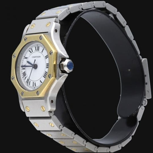 Montre Cartier Montre Santos Ronde Octagon 58 Facettes MT45905
