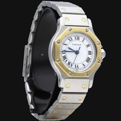 Montre Cartier Montre Santos Ronde Octagon 58 Facettes MT45905