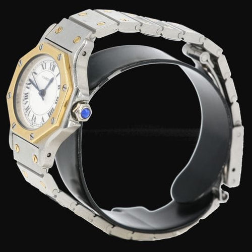 Montre Cartier Montre Santos Ronde Octagon 58 Facettes MT45906