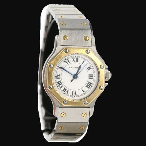 Montre Cartier Montre Santos Ronde Octagon 58 Facettes MT45906