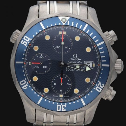 Montre Omega Montre Seamaster Diver 300M Chronograph Titan 58 Facettes MT45603