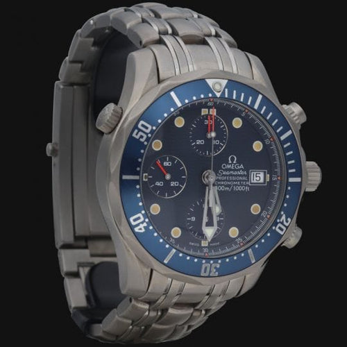 Montre Omega Montre Seamaster Diver 300M Chronograph Titan 58 Facettes MT45603