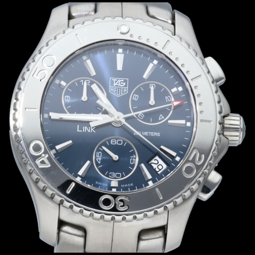 Montre TAG Heuer Link - Montre chronographe Aquagraph en acier 42 mm 58 Facettes MT45868