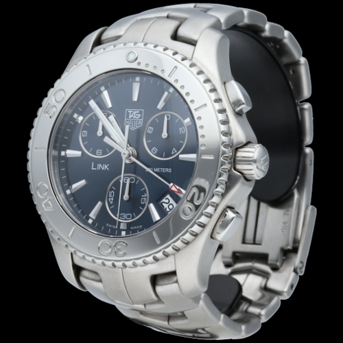 Montre TAG Heuer Link - Montre chronographe Aquagraph en acier 42 mm 58 Facettes MT45868