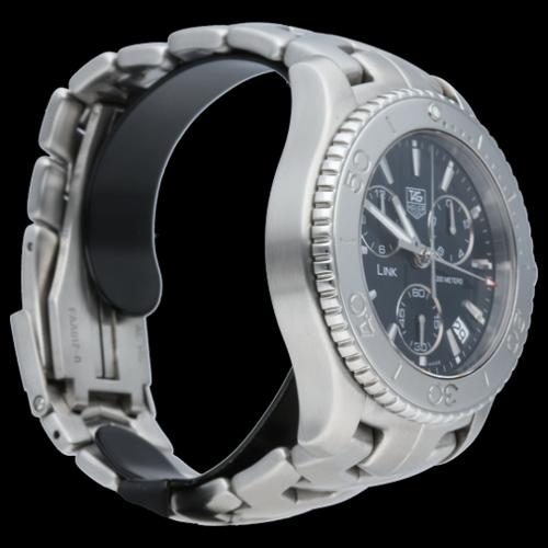 Montre TAG Heuer Link - Montre chronographe Aquagraph en acier 42 mm 58 Facettes MT45868