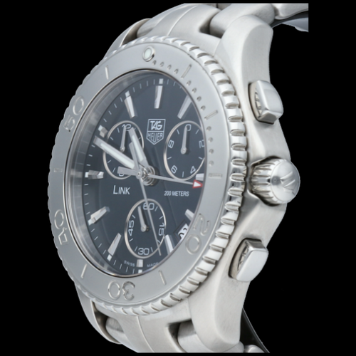 Montre TAG Heuer Link - Montre chronographe Aquagraph en acier 42 mm 58 Facettes MT45868