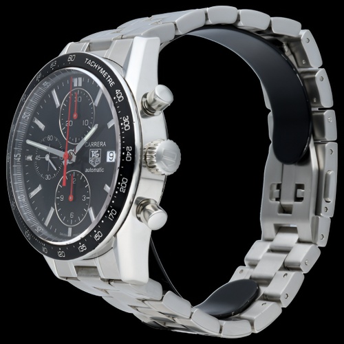 Montre TAG Heuer Carrera - Montre chronographe Calibre 16 en acier 58 Facettes MT45874