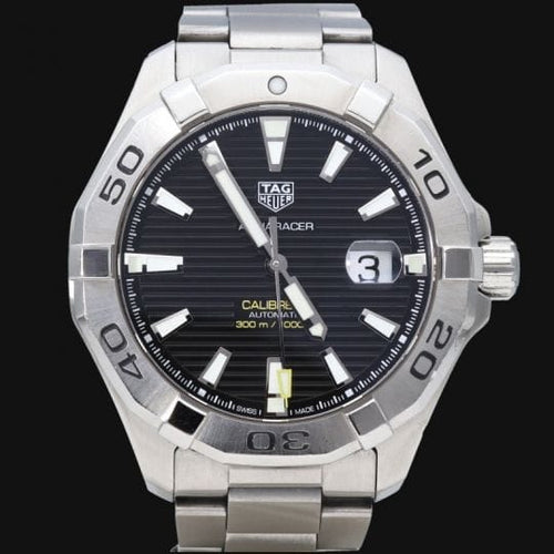 Montre TAG Heuer Aquaracer - Montre homme automatique en acier 43 mm 58 Facettes MT45894