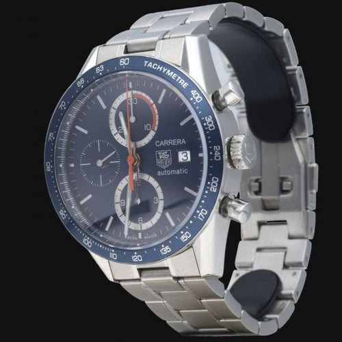 Montre TAG Heuer Carrera Calibre 16 - Montre chronographe en acier 58 Facettes MT45875