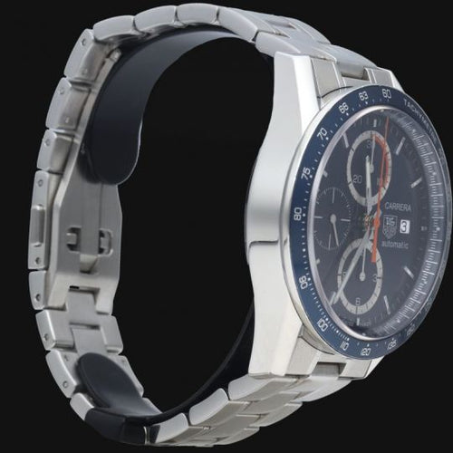 Montre TAG Heuer Carrera Calibre 16 - Montre chronographe en acier 58 Facettes MT45875