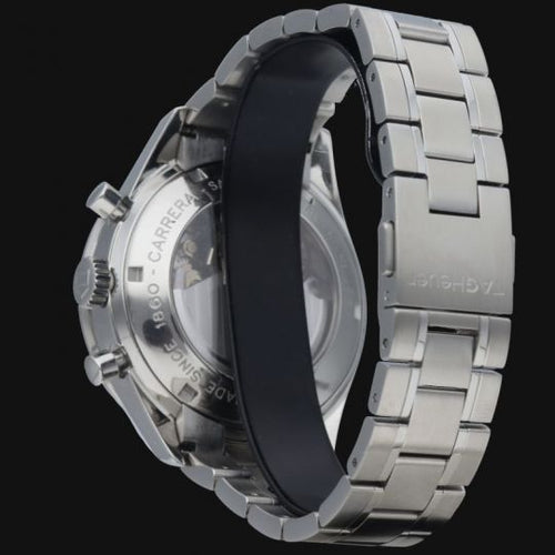 Montre TAG Heuer Carrera Calibre 16 - Montre chronographe en acier 58 Facettes MT45875