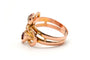Bague 55 Bague Art nouveau en or jaune 18 carats avec rubis et diamants taille rose 58 Facettes 23142