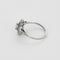 Bague 55 Élégante bague de style Art Déco en or blanc et diamants 58 Facettes B260008