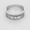 Bague 53 Bague Trilogie en or blanc et diamants 58 Facettes B260017