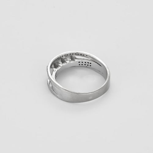 Bague 53 Bague Trilogie en or blanc et diamants 58 Facettes B260017