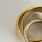 Bague 51 CARTIER - Superbe et Rare Bague « Trinity » trois ors 58 Facettes B250618