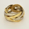 Bague 55 CHRISTOFLE - Belle bague en or jaune et argent 58 Facettes B250658
