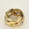 Bague 55 CHRISTOFLE - Belle bague en or jaune et argent 58 Facettes B250658