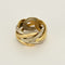 Bague 55 CHRISTOFLE - Belle bague en or jaune et argent 58 Facettes B250658