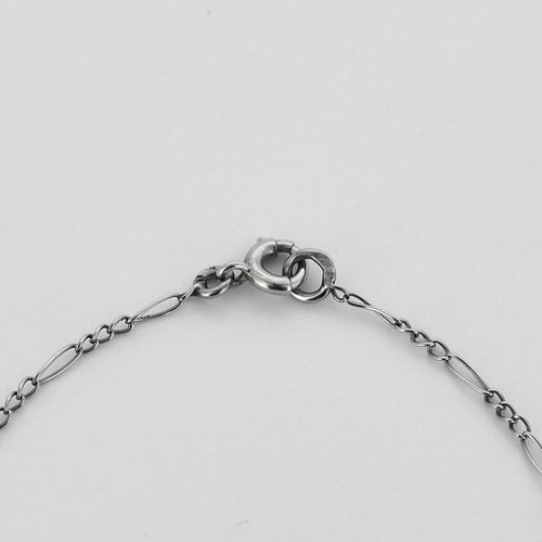 Collier Ravissant collier de style Art Deco en or blanc et saphir de synthèse 58 Facettes B260111