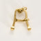 Pendentif Gucci Vintage - Pendentif lettre A en or jaune 18K 58 Facettes BIA1312X2